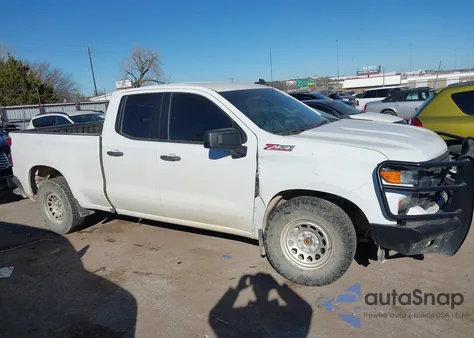 2024 Chevrolet Silverado 1500 4Wd Standard Bed Wt from USA, damaged, VIN 1GCRDAED7RZ202856